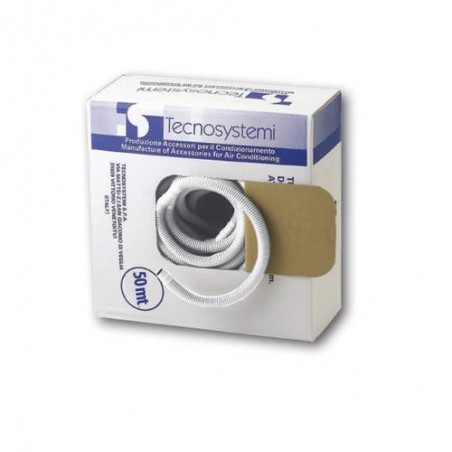 Tecnosystemi flexibele afvoerslang 16/18 mm, rol 50 meter coated