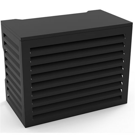 Airco Cover Omkasting 100x70x50 RAL9005 Zwart