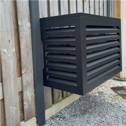 Airco Cover Omkasting 100x70x50 RAL9005 Zwart