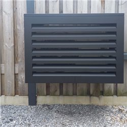 Airco Cover Omkasting 100x70x50 RAL9005 Zwart