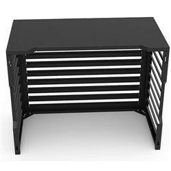 Airco Cover Omkasting 100x85x60 RAL9005 Zwart