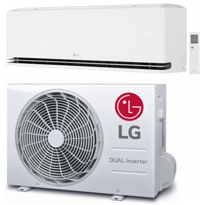 Airco Split Unit - LG Dualcool Premium H12S1P - vermogen 2.5 kW - incl. installatie