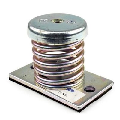Montage - 4 x Universeel trillingsdemper metalen AM-15 M veervoet 15kg M8 