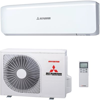 Airco Split Unit - Mitsubishi Heavy Industries SRC25ZS-W + SRK25ZS-W - vermogen 2.5 KW - incl. installatie