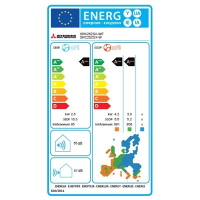 Airco Split Unit - Mitsubishi Heavy industries SRC25ZSX-W + SRK25ZSX-WF - vermogen 2.5 KW - incl. installatie Airco Split Unit - Mitsubishi Heavy industries SRC25ZSX-W + SRK25ZSX-WF - vermogen 2.5 KW - incl. installatie