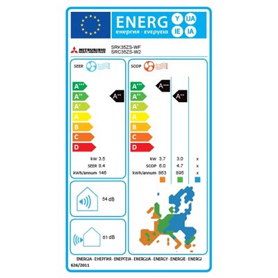 Airco Split Unit - Mitsubishi Heavy Industries SRC35ZS-W + SRK35ZS-WF - vermogen 3.5 KW - incl. installatie Airco Split Unit - Mitsubishi Heavy Industries SRC35ZS-W + SRK35ZS-WF - vermogen 3.5 KW - incl. installatie