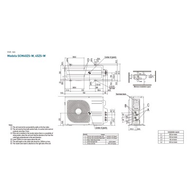 Airco Multi Split - Mitsubishi Heavy industries SCM40ZSX-W + 2 x SRK20ZS-WF - vermogen 4.0 KW - incl. installatie