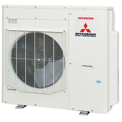 Airco Multi Split - Mitsubishi Heavy industries SCM100ZSX-W + 5 x SRK20ZS-WF - vermogen 10.0 KW - incl. installatie